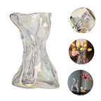 Glossy Abstract Vase Glass Statue Farmhouse Style Unique Shape Perfect Present