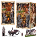 MiniCity Book Nook Kit, DIY Scene Miniature House Kit Tiny House Mini Booknook Craft Bookshelf Decor, 3D Puzzles for Adults, Scale Model Building for Book Lovers (Sleeping Beauty) - style: Sleeping Beauty