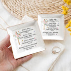 Christian Bible Verse Prayers Jewelry Dish Gift for Women, 4" Ceramic Jewelry Tray, Christian Inspiration Gifts - Mother's Day, Birthday, Religious Gift - Communion, Confirmation Gifts for Daughter - color: Christian Bible Prayers