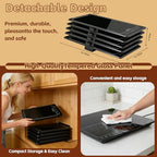 Electric Warming Tray, 5-in-1 Food Warmers for Parties Buffet with 10 Temp Settings and Timer, 41"x15" Glass Surface Warming Mat for Food, Warming Tray for Parties Buffet,Gatherings - size: Extendable-41x15 Inch