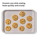 OXO Good Grips Non-Stick Pro Ceramic Coated Metal Bakeware Half Sheet Pan – Biscuit - color: Biscuit, size: Half Sheet Pan