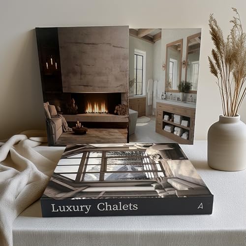 Array & Arrow Fake Decorative Books for Home Decor - Set of 3 Hardcover Faux Books for Storage, Modern, Stylish, and Minimalist Coffee Table Decor, Keepsake, Hidden Storage with Magnetic Closure