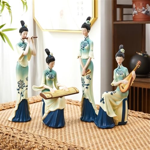 Statue Decorations Classical Figure Ornaments Living Room Entrance Wine Cabinet Light Luxury Decoration Creative Shape Home Decor Object