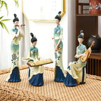 Statue Decorations Classical Figure Ornaments Living Room Entrance Wine Cabinet Light Luxury Decoration Creative Shape Home Decor Object