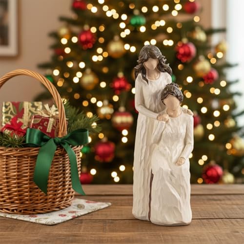 Gifts for Mom from Daughter, Mother and Daughter Figurines, Gifts for Mothers Day, Christmas, Birthday, Resin, 9.7" H - style: Adult Mom Daughter