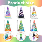 6PCS Impossible Cone,3D Printed Spiral Cone Fidget Toys,Impossible Pyramid Passthrough Sculpture,Stress Relieving Toys for Adults and Kids,Stocking Filler White Elephant Gifts (6 Colors) - color: 6 Colors