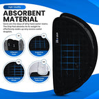 Refrigerator Drip Catcher for Water Tray, Protects Ice and Water Dispenser Pan From Spills, Mineral Build-Up and Water Splatter (2 pack, Black) (Semi-Circular) - style: Black Semi-Circular