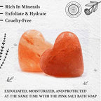 Pride Of India Pink Salt Crystal Accessories (Pink Salt Crystal Soap - Heart Shape) - color: Pink Salt Crystal Soap - Heart Shape