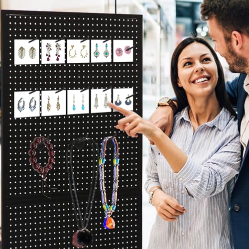 NectaCol 30 Packs 4" Long Metal Pegboard Hooks, Standard Hooks is Fit to Any Pegboard Panels - size: 4 Inch