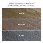 Plank+Beam Grand Console Table, 56 Inch Solid Wood Modern Sofa Table, Narrow Entryway Table for Hallway, Behind The Couch, Living Room, Foyer, Walnut Wirebrush - color: Walnut Wirebrush, size: 56 Inch