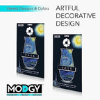 MODGY Expandable Flower Vase, Plastic Decorative Modern Foldable Printed Vases for Centerpieces for Wedding, Dining Table, Home Decor, Living Room, Bathroom, Starry Night, Vincent Van Gogh, 2 Pack - style: 2 Pack