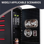 Strong Magnetic Stainless Steel Metal Tray Holder 3 piece Set Screws, Nuts, Small Parts Storage Box Tools