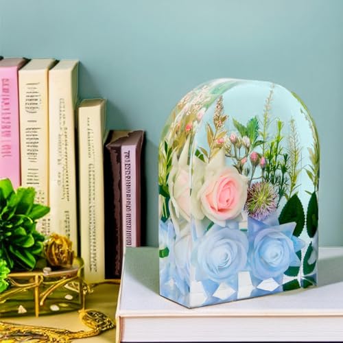 YOILES Resin Molds Silicone,Epoxy Resin Casting Craft Mold for Flower Preservation Bookends DIY Art (Arch)