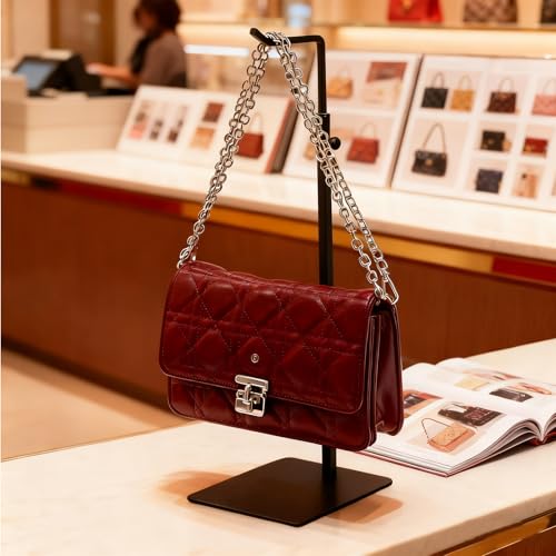 2Pcs Purse Display Stand, Adjustable Purse Stands for Display,Black Handbag Display Stand,Wreath Stand,for Suitable for Desktops,Wardrobes and Commercial Storeshook Stand