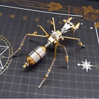 3D Steampunk Mechanical Insect Puzzle Kit - DIY Metal Assembly Model for Adults, Unique Retro Brass Sculpture Craft for Home Office Decoration (Ant B) - style: Ant B