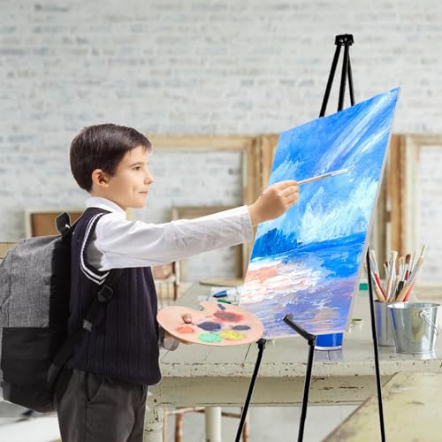 AROIC 63 "Easel Stand for Display, 20 Pack Portable Foldable Metal Easel, Easels for Signs Wedding Logos,Arts, Painting,Adjustable Floor Easels with 20 Storage Bag - style: 20P