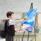 AROIC 63 "Easel Stand for Display, 20 Pack Portable Foldable Metal Easel, Easels for Signs Wedding Logos,Arts, Painting,Adjustable Floor Easels with 20 Storage Bag - style: 20P