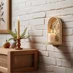 Sacred Wall Niche Collection Altar Decorative Candle Holders
