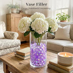 DomeStar 550PCS Small Purple Vase Fillers, Acrylic Fake Ice Rocks Purple Gems Crystals Plastic Diamonds Table Centerpiece Fish Tank Table Scatter Photography Props Display Decor (0.4 * 0.6inch) - color: Bright Purple