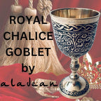 Vintage Chalice Medieval Goblet | 1x Solid Brass Red Wine Glass Cups of Royal King Arthur - Renaissance, Birthday Gifts Christmas Wedding Anniversary Novelty Ceremonial Drinkware (Czar Goblet) - style: Czar Goblet