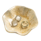 Ceramic Ring Dish, Jewelry Dish Holder, Small Trinket Tray Plate for Earrings Rings Necklaces Keys, Gift for Mom Friend Sister on Birthday Mother's Day Christmas (Camel Surface) - color: Camel Surface