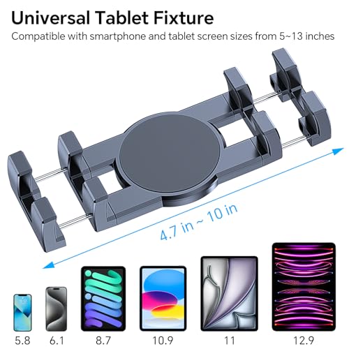 Tablet Holder for Car ipad Holder for Car【Windshield+Dash】Suction Cup ipad Mount for Truck Stand【360° 】Tablet Car Mount soporte para tableta para auto for All 4.7"-12.9" Apple iPad Samsung Galaxy Tab