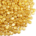 Galashield Flat Glass Marbles for Vases Gold Glass Gems Beads Pebbles Vase Filler (1 LB, Approx. 105 PCS) - color: Gold, size: 1 LB