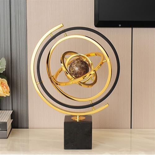 Statue Decorations Modern Luxury Globe Ornament Office Desktop Home Living Room TV Cabinet Decorations Home Decor Object