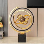 Statue Decorations Modern Luxury Globe Ornament Office Desktop Home Living Room TV Cabinet Decorations Home Decor Object