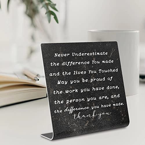 Thank You Gifts for Women Coworker, Retired Gifts Goodbye Coworkers Leaving New Job Gifts Office for Coworkers, Boss, Colleague, Decorations On Shelf Table Desk for Home Office dksg10 - style: thank you gift