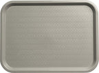 Carlisle FoodService Products CT121623 Café Standard Cafeteria / Fast Food Tray, 12" x 16", Gray - color: Gray
