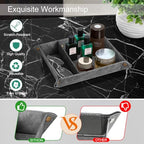 SITHON Valet Tray Desktop Storage Organizer, Removable 2 Compartments Catchall Tray Bedside Vanity Nightstand Caddy Holder Desk Storage Plate (Gray) - color: Gray