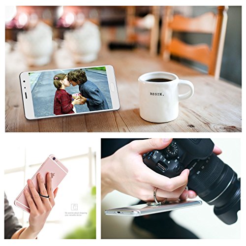 Bonoma Phone Ring Stand Holder, 3-Pack 360 Degree Rotation Universal Finger Ring Stand Compatible with Smartphones and Tablets Mandala - color: Mandala