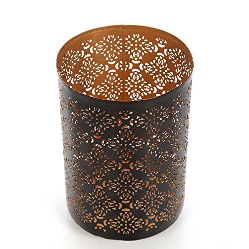 Hosley Diamond Cut Candle Holder 8 Inch Height Ideal Gift for Wedding Spa Lantern Reiki Decor LED Candles P9 - size: 8“ High x 1 count