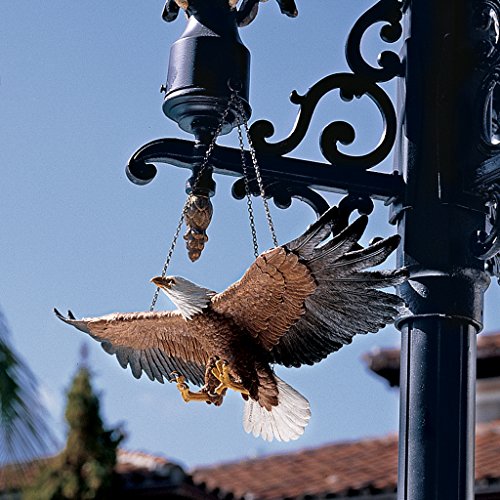 Design Toscano Flight of Freedom Hanging Eagle Sculpture 19 Inch - style: Single