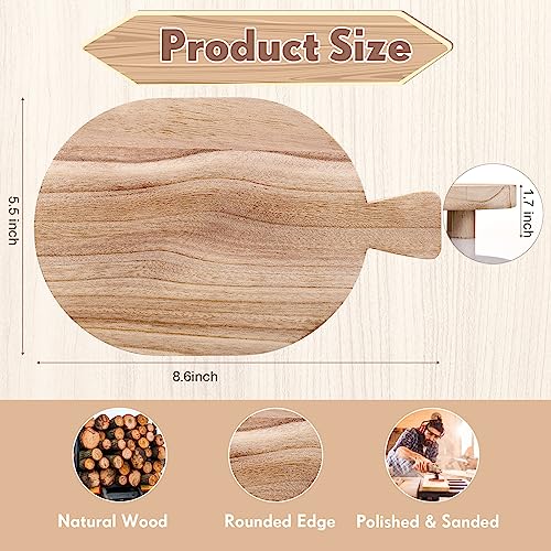Wood Pedestal Stand, Farmhouse Wood Riser for Bathroom Kitchen Counter, Rustic Wooden Soap Tray for Bottles Candles Plant Display (Natural)