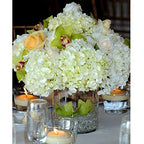 WGV Cylinder Vase, Diameter 5", Height 6", Clear Glass Floral Planter Container, Floating Candle Holder for Wedding Party Event Home Office Decor, 1 Piece - size: 5"x6"H CL