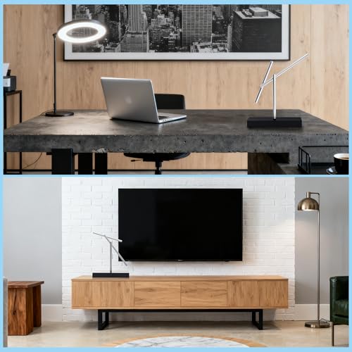 CulinaryEdge Kinetic Energy Sculpture Sticks – Battery Powered Motion Desk Toy, Elegant Metal Physics Decor for Office and Home