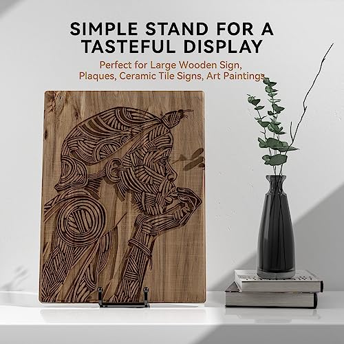 IPAME 3 Pack10 Inch Large Plate Stands/Holder for Display, Metal Small Easels Picture Stand for Book, Platter, Plaque, Photo Frame, Table top Art - size: 10 Inch
