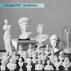 LAGOM HOUSE Greek Bust Statue and Sculptures Set of 10 PCS Greek Bust Statue Decor Roman Resin Mini Greek Mythology Figurine Greek God Bust Small for Decor/Gifts/Drawing