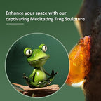 Frog Figurines Ornaments -Resin Shake Head Frog Statues-Adorable Frog Sculpture Perfect for Home Decor or Gift