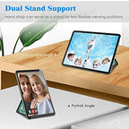 Fintie Universal Tablet Hand Strap Holder - [Dual Stand Supports] Detachable Padded Hook & Loop Fastening Handle Grip with Adhesive Patch for iPad/Galaxy Tab and All 7-11" Tablets, Blossom - color: Blossom