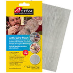 Activa Activ-Wire Small Weave Mesh Sheet, 12-in x 24-in | Oven-Safe & Perfect for Sculptural Support, Arts & Crafts
