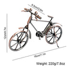 Bicycle Decor Unique Metal Bicycle Home Office Bike Decoration Art Ornaments Figurines Bike Red Copper Bike Decor Iron Decorative Bicycle Classic Bike Sculpture for Children Toys Gifts