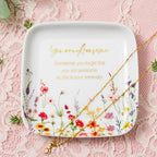 Crisky You are Awesome Jewelry Ring Dish for Women Birthday Gifts Encouragement Gift, Inspirational Gifts Friendship Trinket Tray for Her Sisters Daughters Friend Cowoker Mom Aunt Female 4.5" - style: You are Awesome Style A