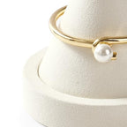 Microfiber Single Bracelet Bangle Display Stand Jewelry Bracelet Bangle Cone Display for Selling(Beige) - color: Beige