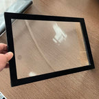Coward 2Pcs Black Velvet Glass Lid for the Trays Can Use if Needed - color: Black Velvet, size: Tray Lid+Tray Lid