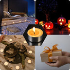 48 Pack Beeswax Tealight Candles Bulk,Pure Natural Bees Wax in Aluminum Shell - 4 Hour Extended Burn Time,Smokeless Tea Light Candles for Home Deco,Table centerpieces - style: 48 packs