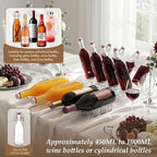 Clear Acrylic Wine Rack, Modular Stackable Countertop Wine Bottle Holder with Leaf Shaped Support, Multi Purpose Versatile Wine Display Stand for Home Bar Party Daily Organizing (4pcs) - color: Transparent - 4pcs