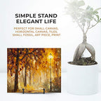 TR-LIFE Plate Stands for Display - 3 Inch Plate Holder Display Stand + Metal Frame Holder Stand for Picture, Decorative Plate, Book, Photo Easel (2 Pack) - size: 3 Inch